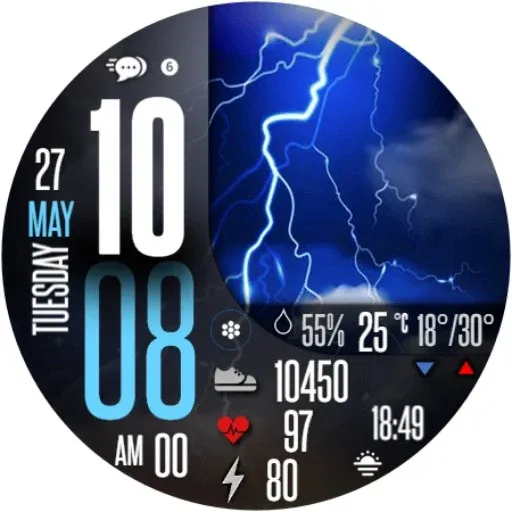 Animated Weather Modern IW07 screenshot 23