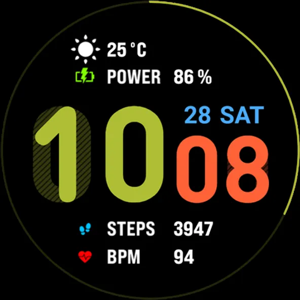 Watch face CNW0029 screenshot 30