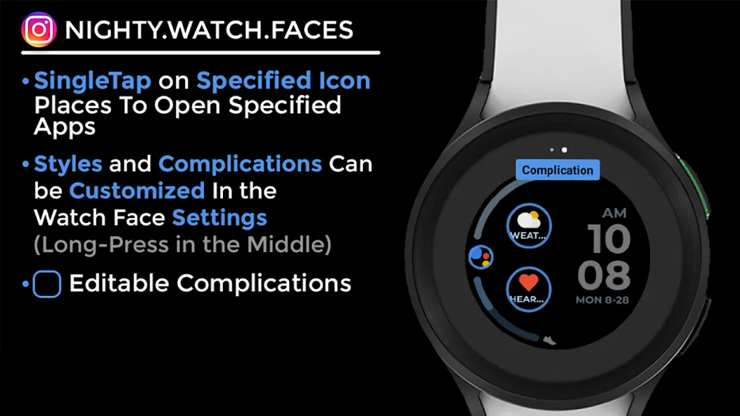 Night 42 - watch face screenshot 13