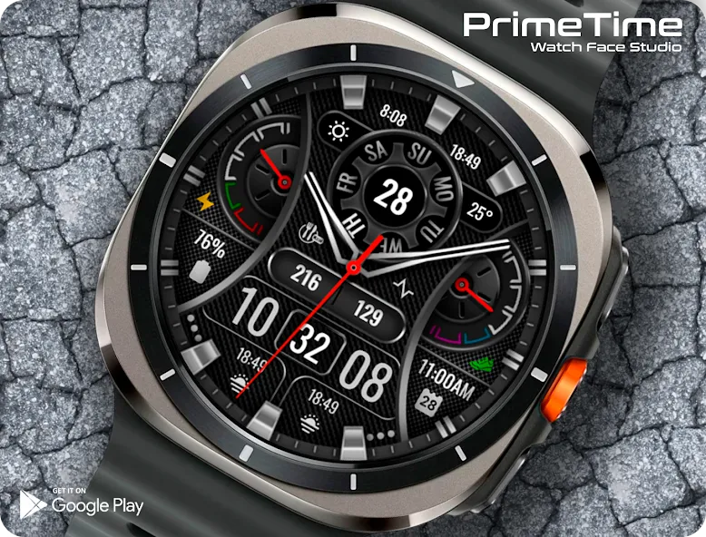 PT43 Hybrid Watch Face screenshot 1