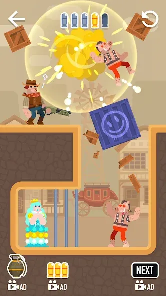 Fire! Mr.Gun - Bullet Shooting screenshot 2