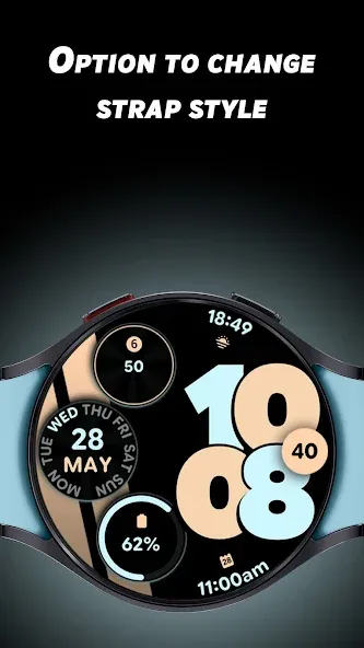 Sporty Pixel Pro - Watch face screenshot 3