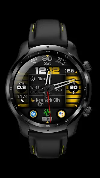 Analog Watch Face CUE137 screenshot 2