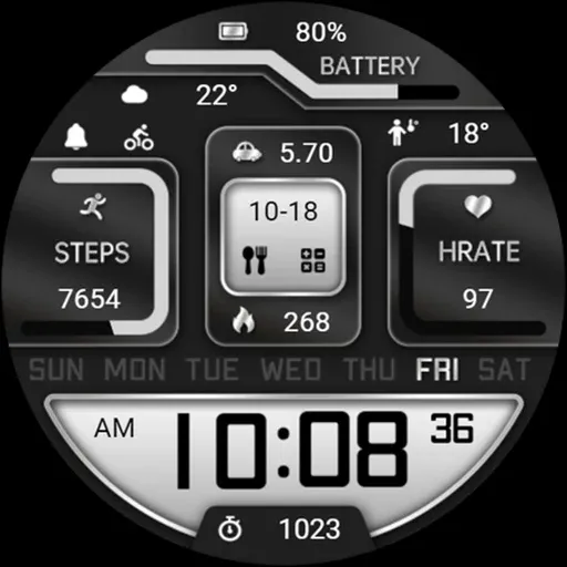 Geometry Silver ZKin Watch screenshot 6