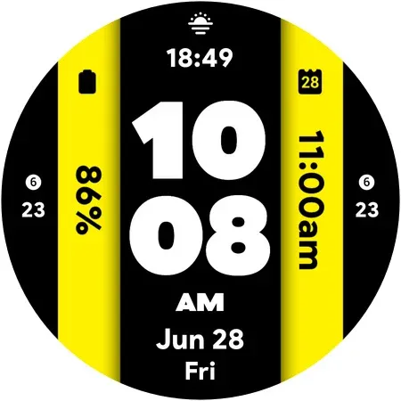 Colors Fall 4 - Watch face screenshot 8