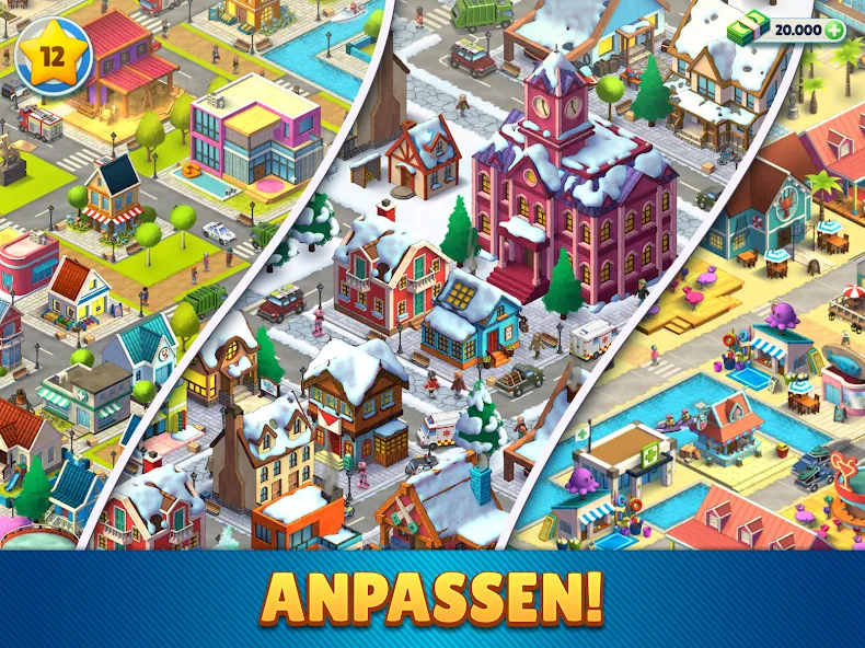 Cozy Town: Gestalte, Entspanne screenshot 18