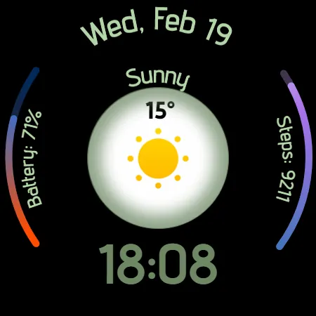 Digital Watchface D10 screenshot 28
