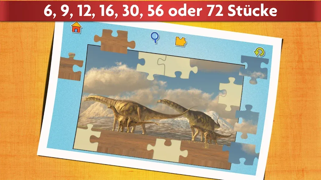 Spiel Dinosaurier Puzzlespiel screenshot 3