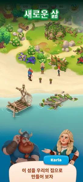 Viking Island: Merge Adventure screenshot 2