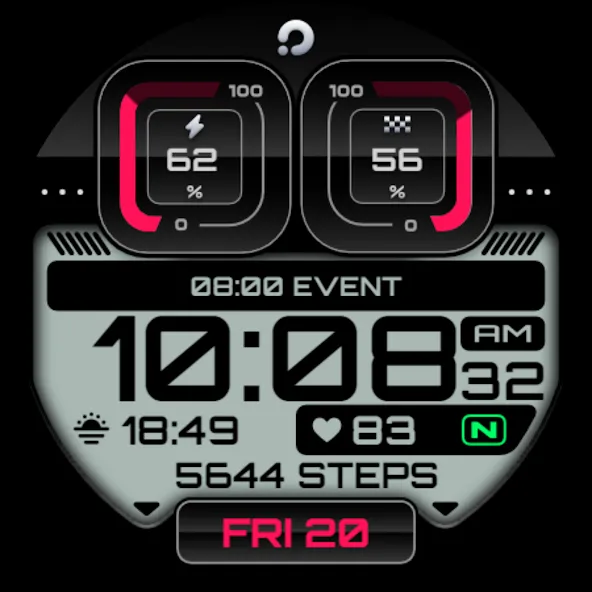 PRADO 01 Digital Watch Face screenshot 9