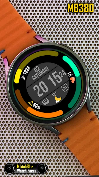 Digital Watch Face MB380 screenshot 1
