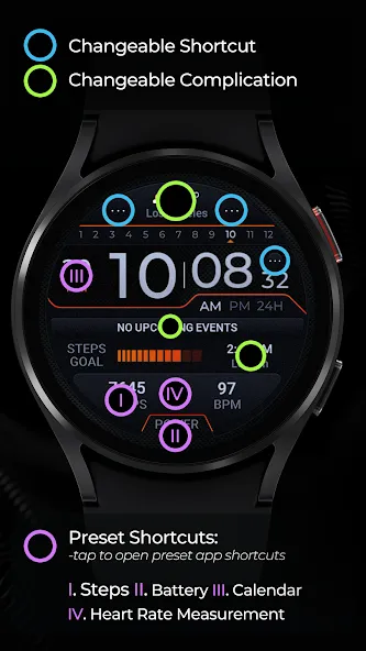 TVV02 Elegant Watch Face screenshot 4