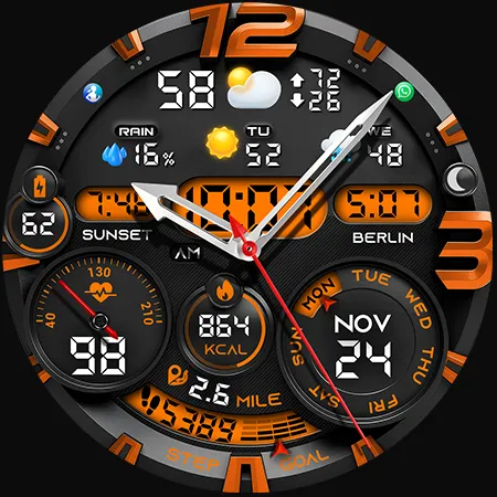 PER32 Ultra Hybrid Watch Face screenshot 41