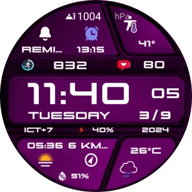 N-SPORT581 Color Digital Watch screenshot 12