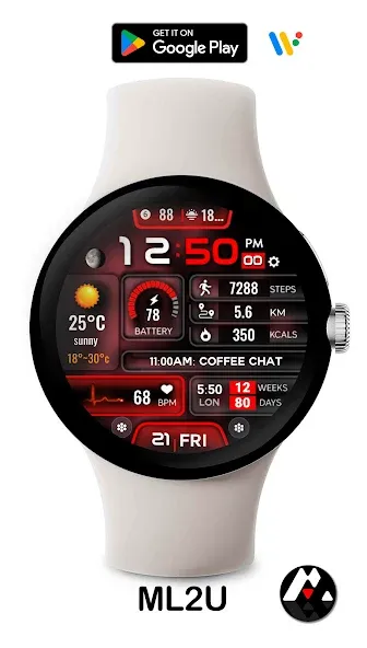 ML2U 228 Watch Face screenshot 8