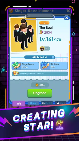 Idle Music Star Tycoon Games screenshot 8
