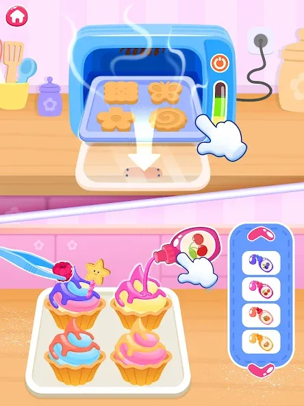 蛋糕 做饭小游戏 - 儿童做饭游戏 2-5, 厨房 儿童游戏 screenshot 14