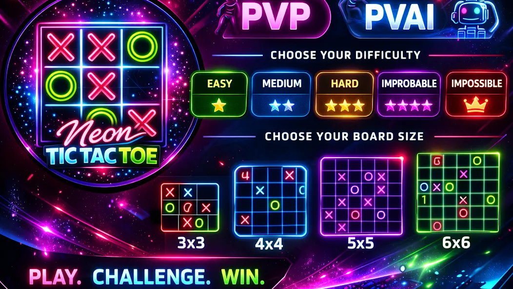 Tic Tac Toe 3 in a Row Offline screenshot 33
